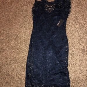 NWT Navy lace dress